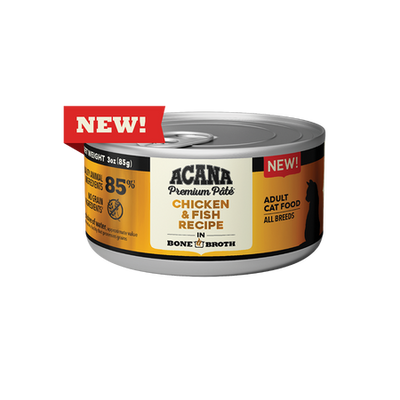 ACANA Premium Pate Chicken & Fish Recipe Canned Cat Food