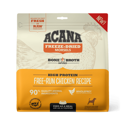 Acana Freeze-Dried Food Free-Run Chicken Recipe Morsels for Dogs