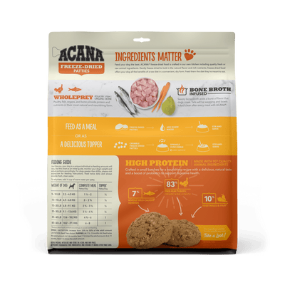 Acana Freeze-Dried Food Free-Run Turkey Recipe Patties for Dogs