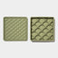 3-in-1 fish scale slow feeder bowl - olive