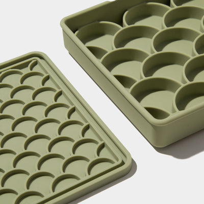 3-in-1 fish scale slow feeder bowl - olive