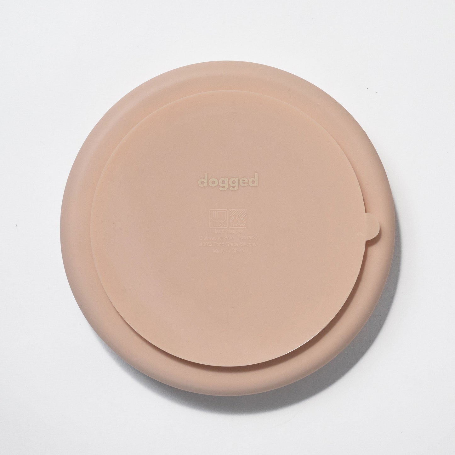 circulo slow feeder bowl - rose water