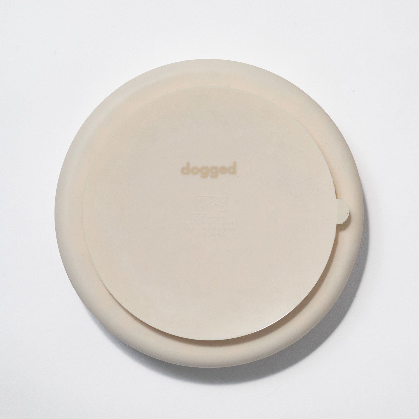 circulo slow feeder bowl - buttercream