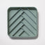 chevron slow feeder bowl - seafoam