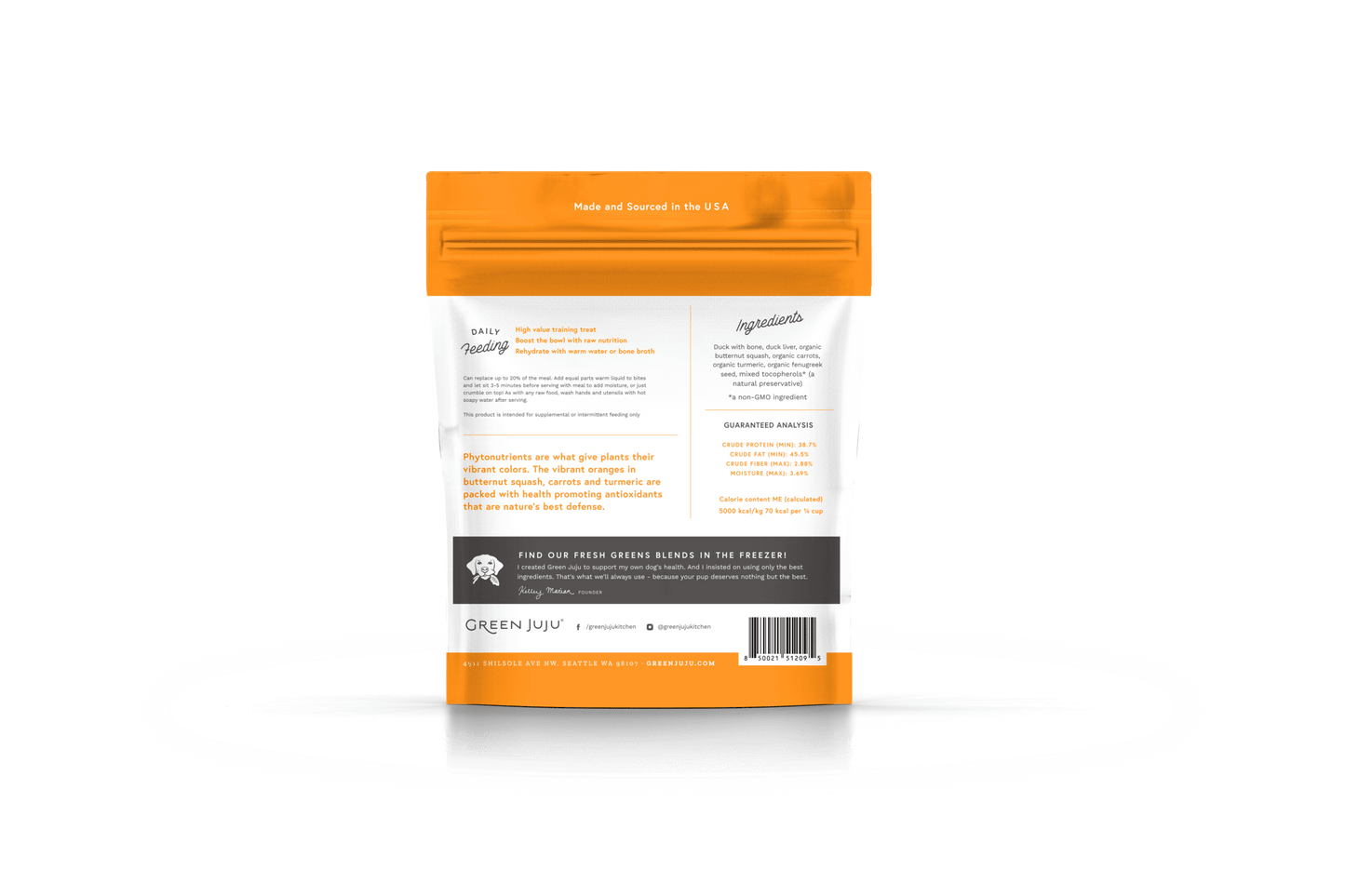Duck Orange Whole Food Bites