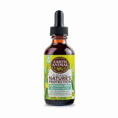 Earth Animal Nature's Protectionâ„?Flea & Tick Herbal Daily Herbal Drops for Dogs and Cats