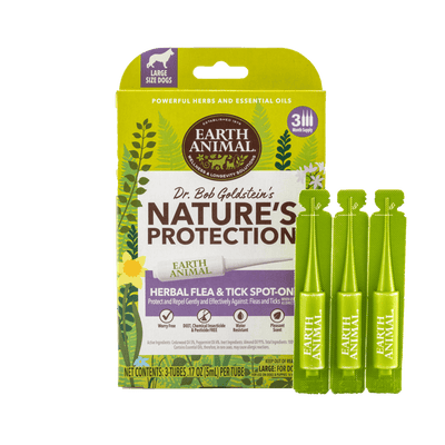 Earth Animal Nature's Protectionâ„?Flea & Tick Herbal Spot-On for Large Dogs
