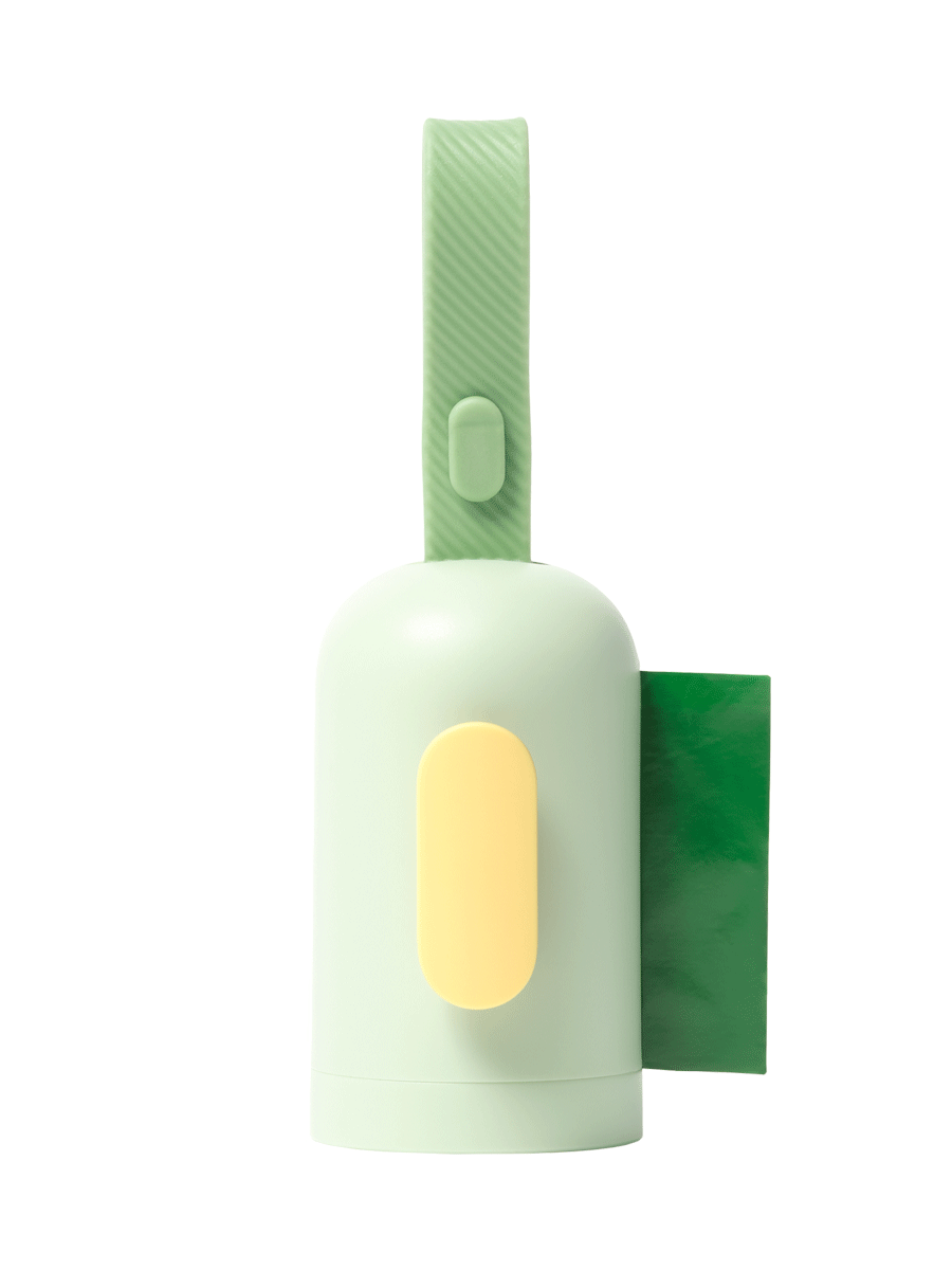 Poop Bag Dispenser with 15 Bags
