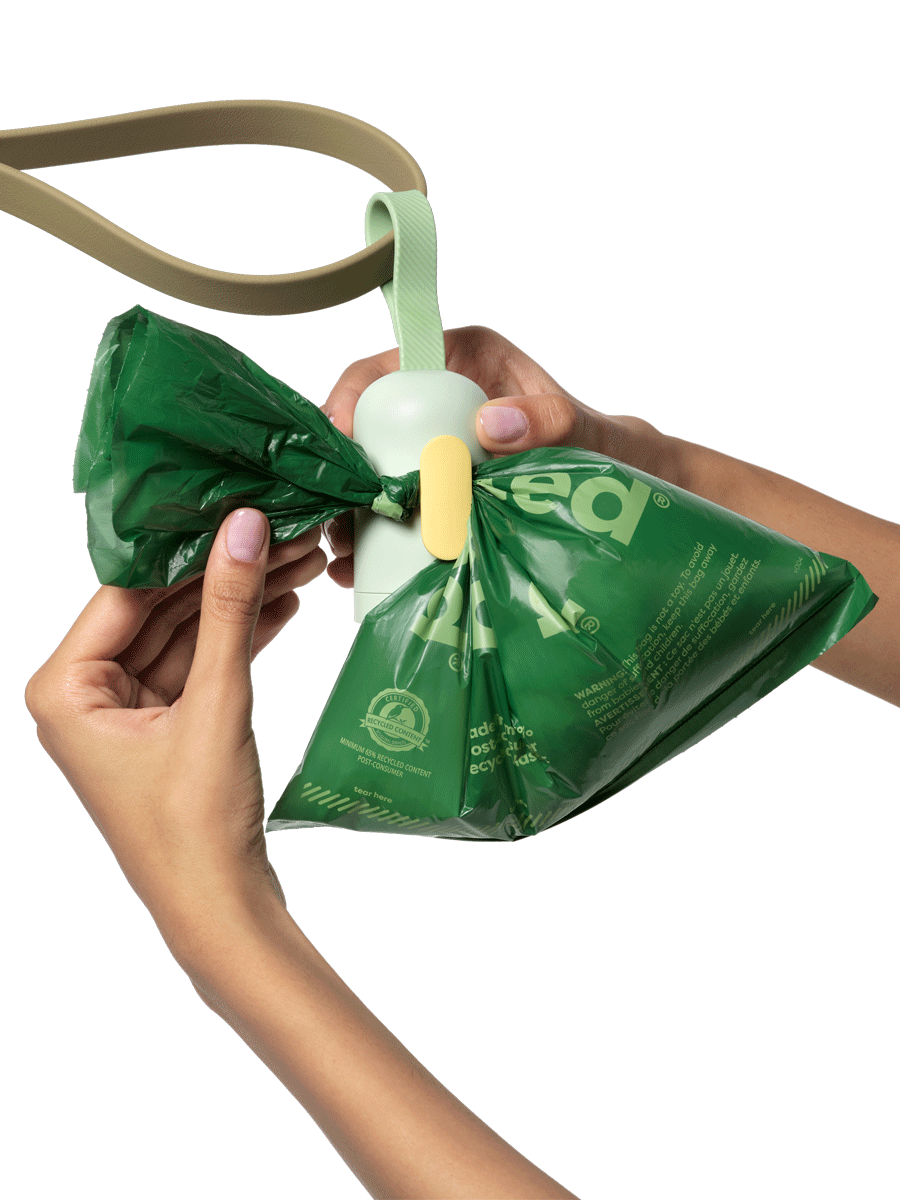 Poop Bag Dispenser with 15 Bags