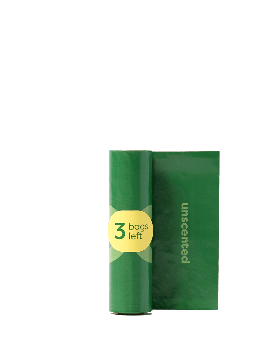 Poop Bag Dispenser with 15 Bags
