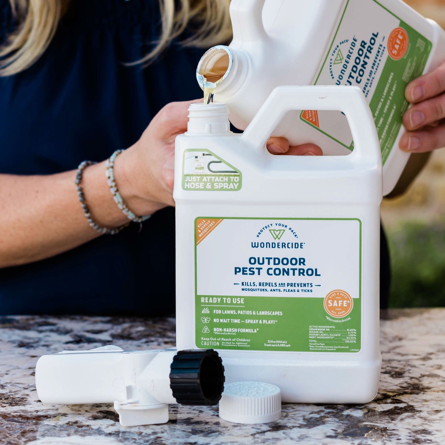 Wondercide Mosquito Yard Spray Refill Starter Kit with Natural Essential Oils