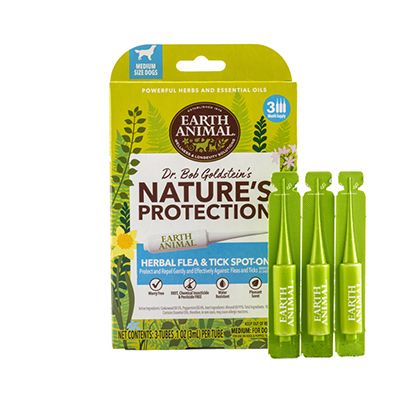Earth Animal Nature's Protectionâ„?Flea & Tick Herbal Spot-On for Medium Dogs