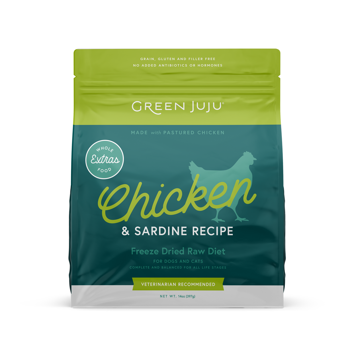 Green Juju Chicken Freeze Dried Extras 2025