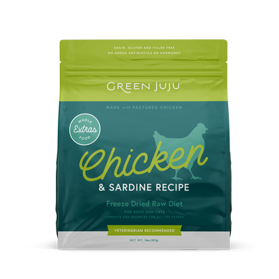 Green Juju Chicken Freeze Dried Extras 2025