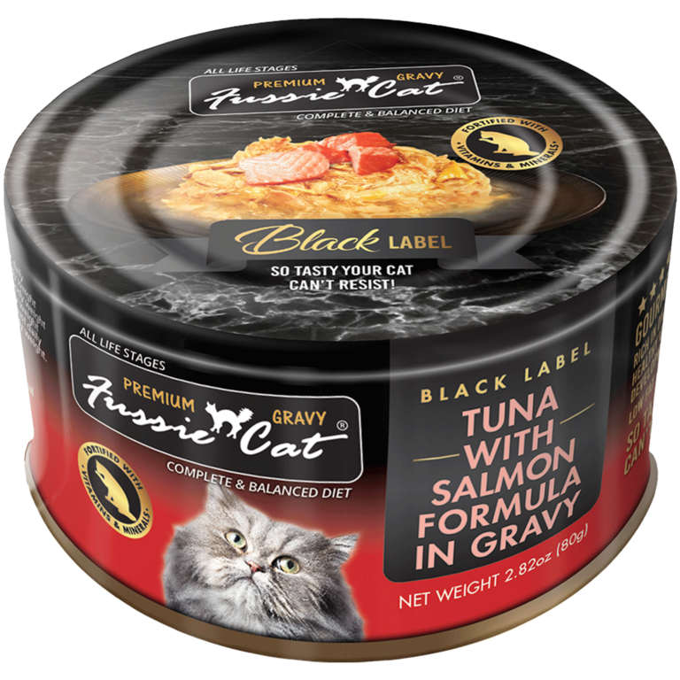Fussie Cat Tuna With Salmon Formula in Gravy 2.82-oz, Wet Cat Food, Case Of 24