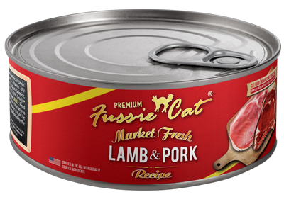 Fussie Cat Market Fresh Lamb & Pork 5.5-oz, Wet Cat Food, Case Of 24