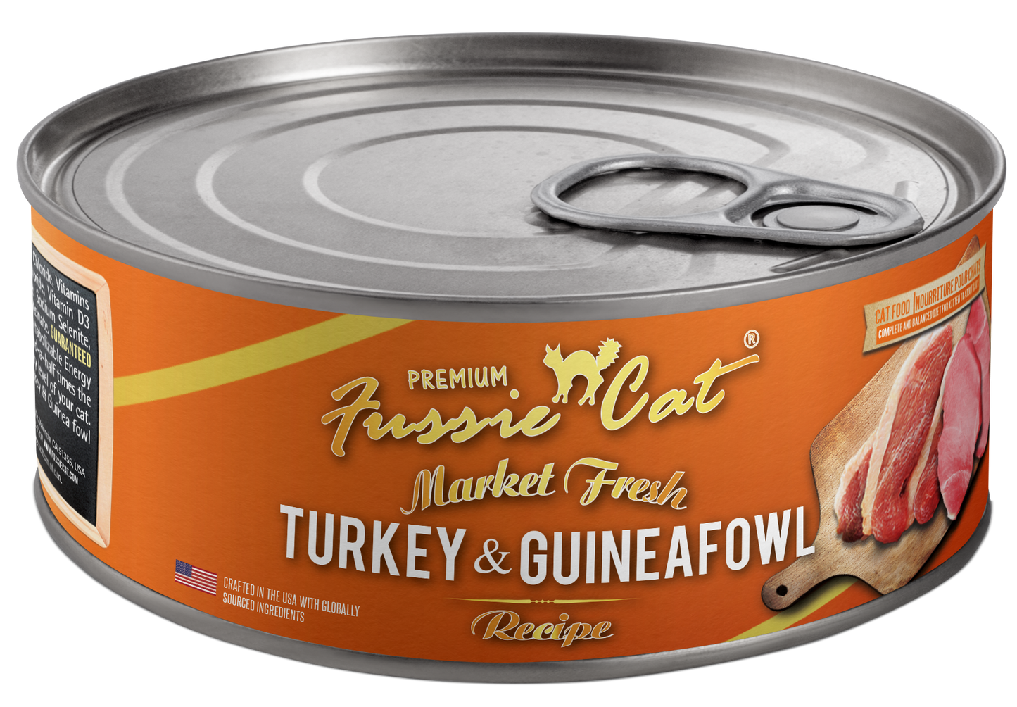 Fussie Cat Market Fresh Turkey & Guineafowl 5.5-oz, Wet Cat Food, Case Of 24