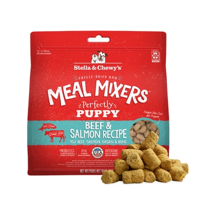 Perfectly Puppy Beef & Salmon Meal Mixers