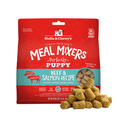 Perfectly Puppy Beef & Salmon Meal Mixers