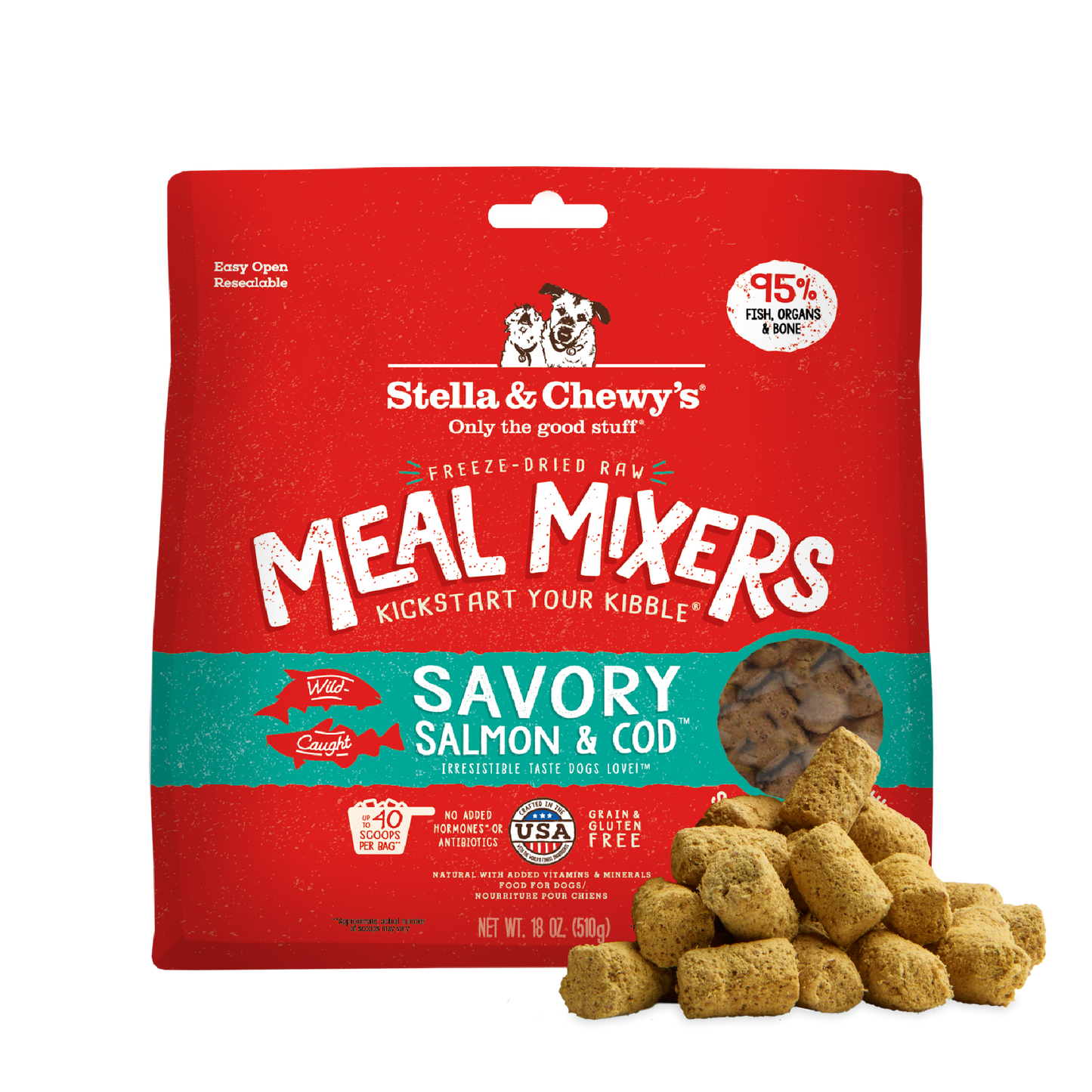 Savory Salmon & Cod Meal Mixers