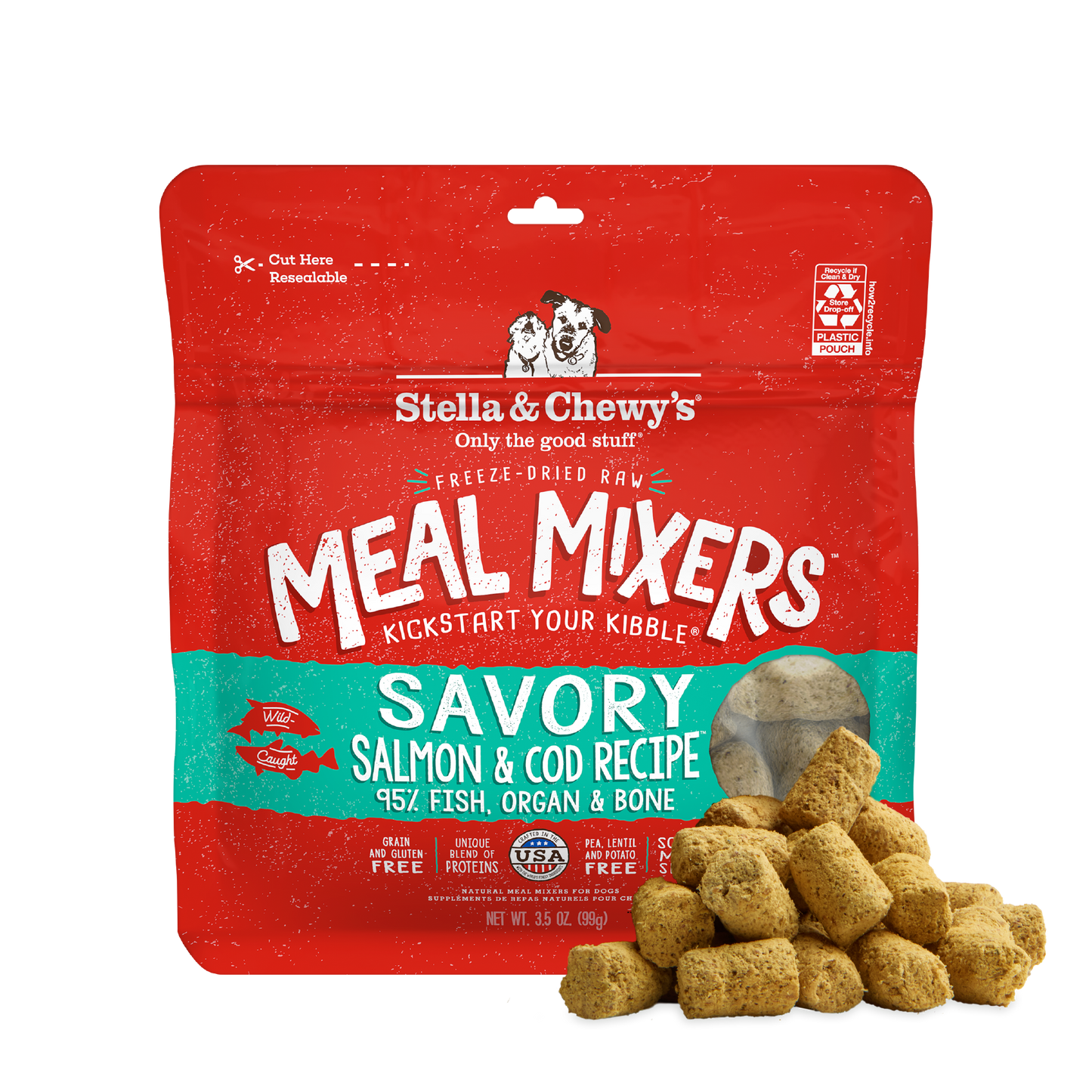 Savory Salmon & Cod Meal Mixers