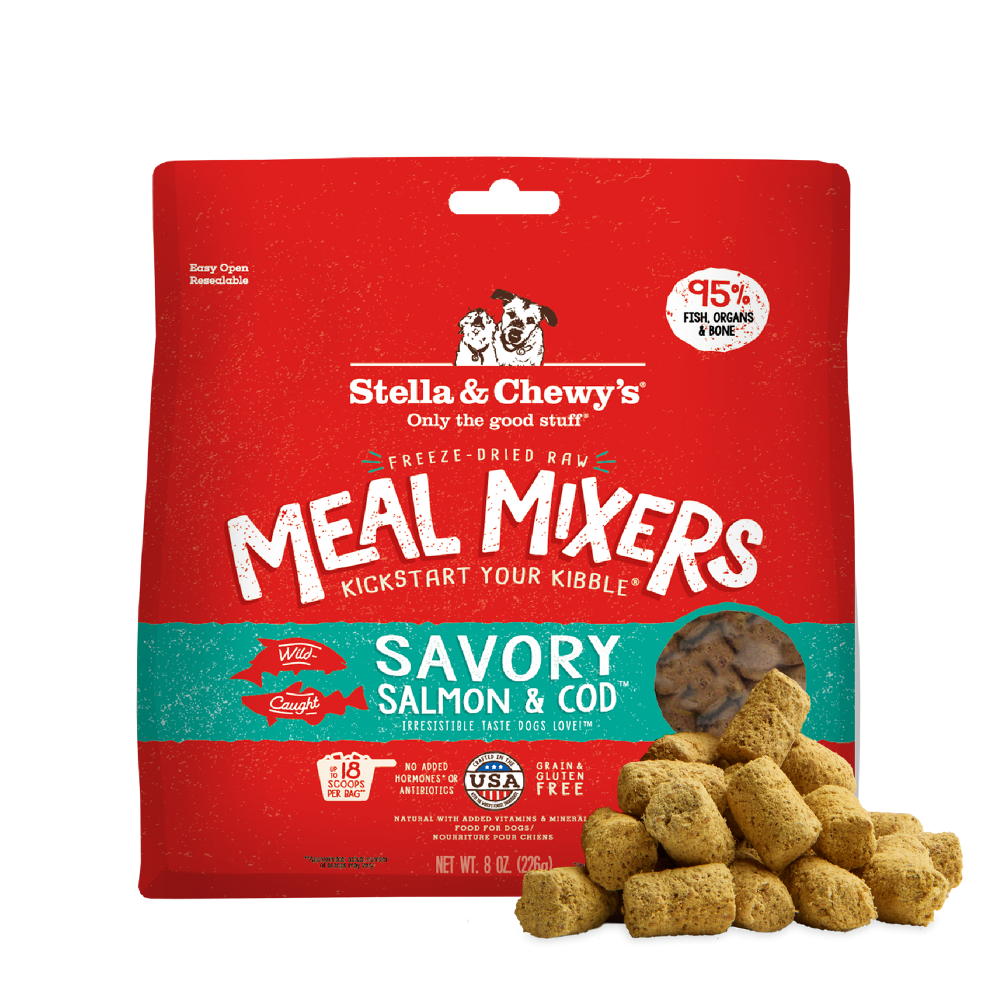 Savory Salmon & Cod Meal Mixers
