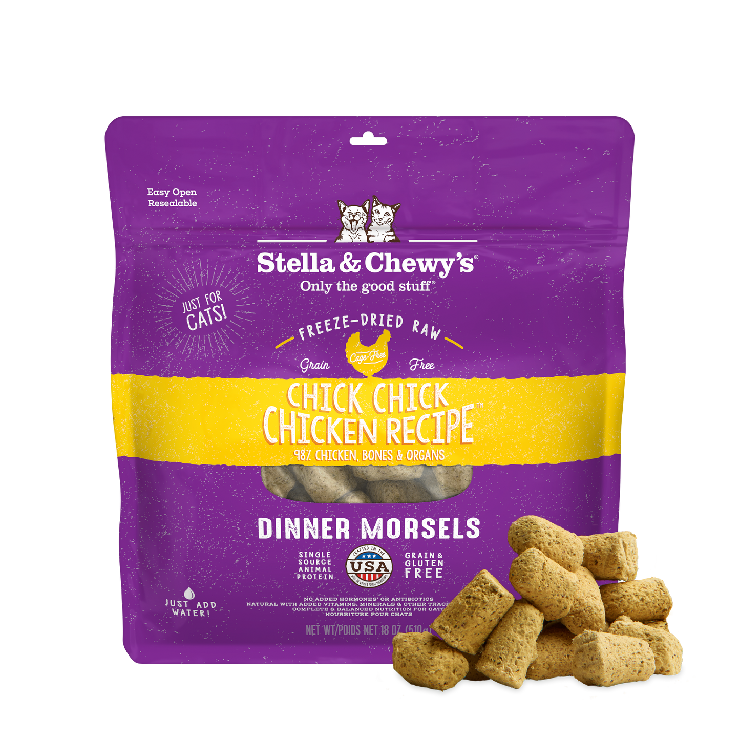 Chick, Chick Chicken Freeze-Dried Raw Dinner Morsels