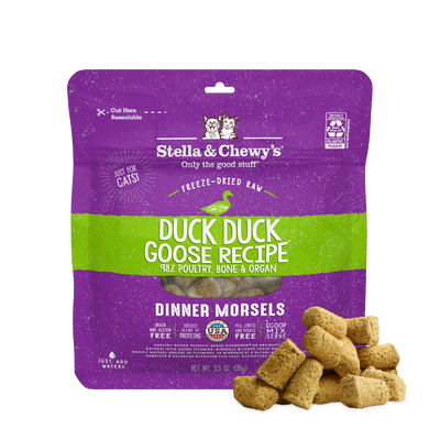 Duck Duck Goose Freeze-Dried Raw Dinner Morsels