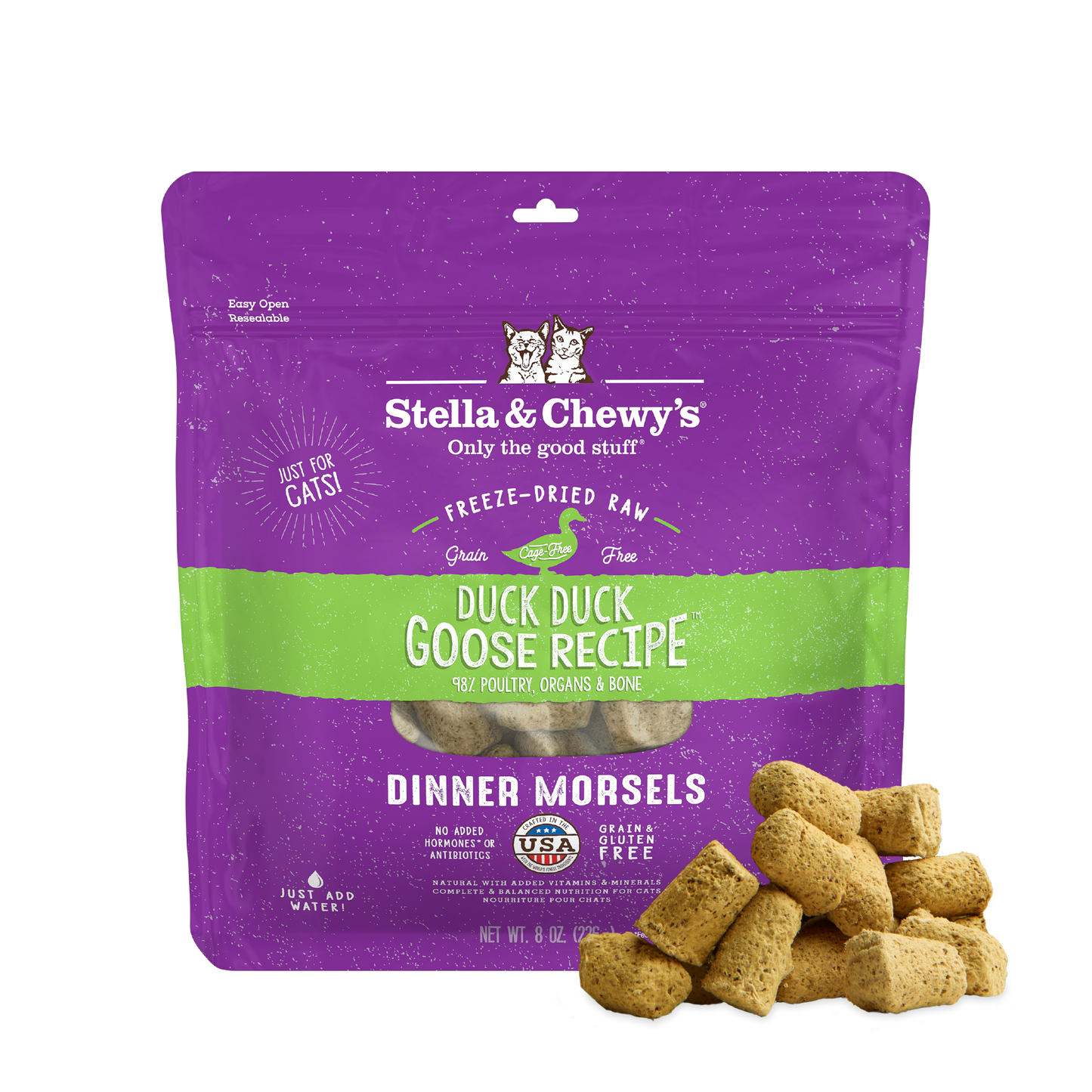 Duck Duck Goose Freeze-Dried Raw Dinner Morsels