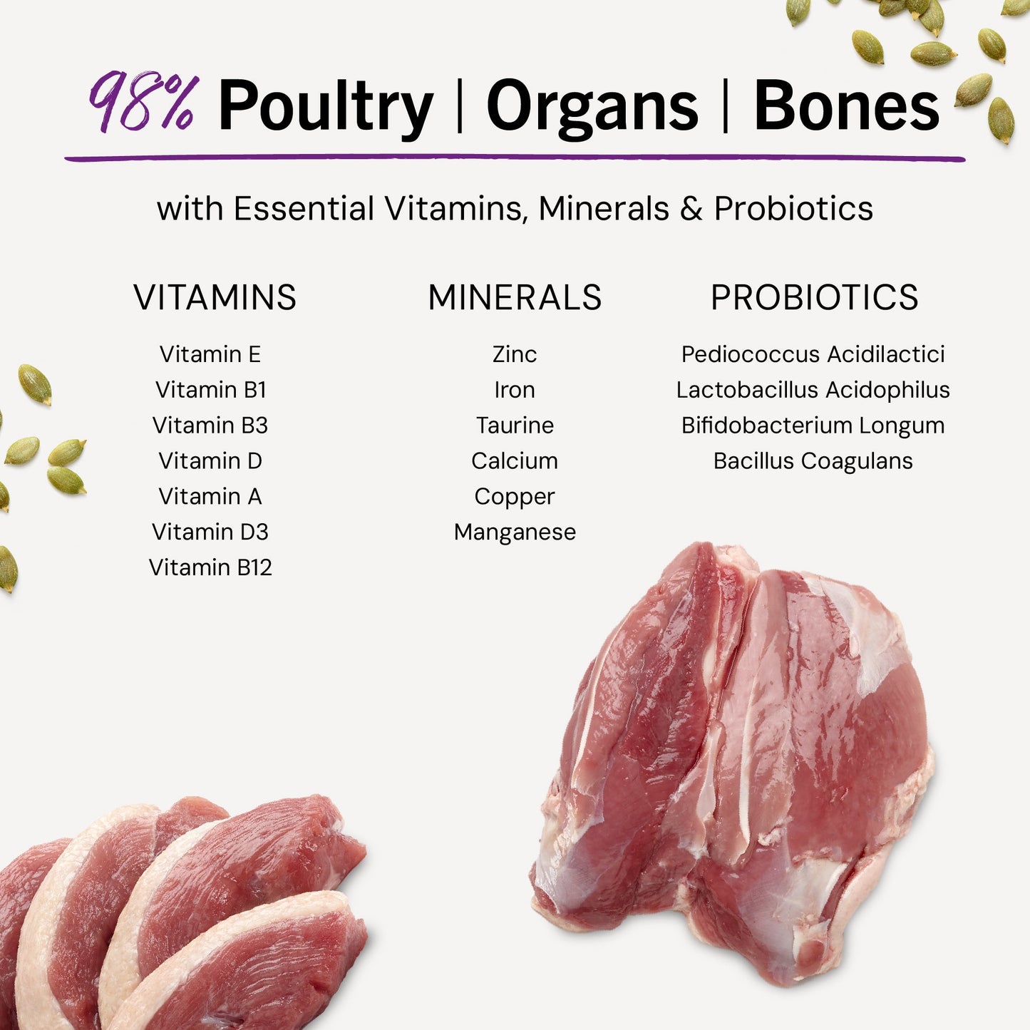 Duck Duck Goose Freeze-Dried Raw Dinner Morsels