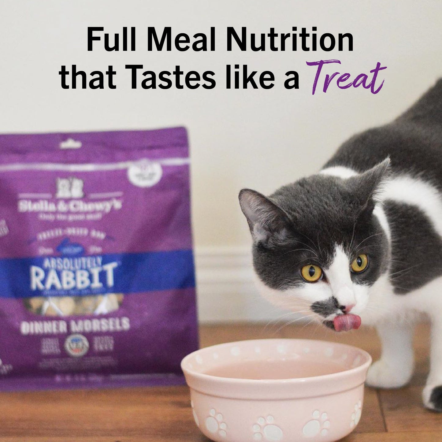 Absolutely Rabbit Freeze-Dried Raw Dinner Morsels