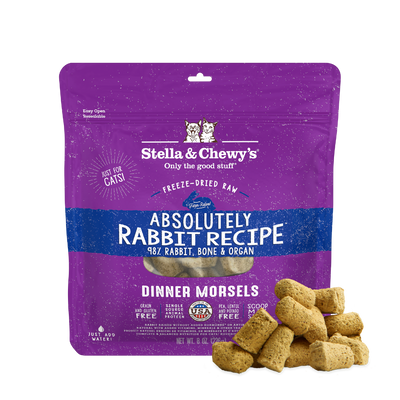 Absolutely Rabbit Freeze-Dried Raw Dinner Morsels