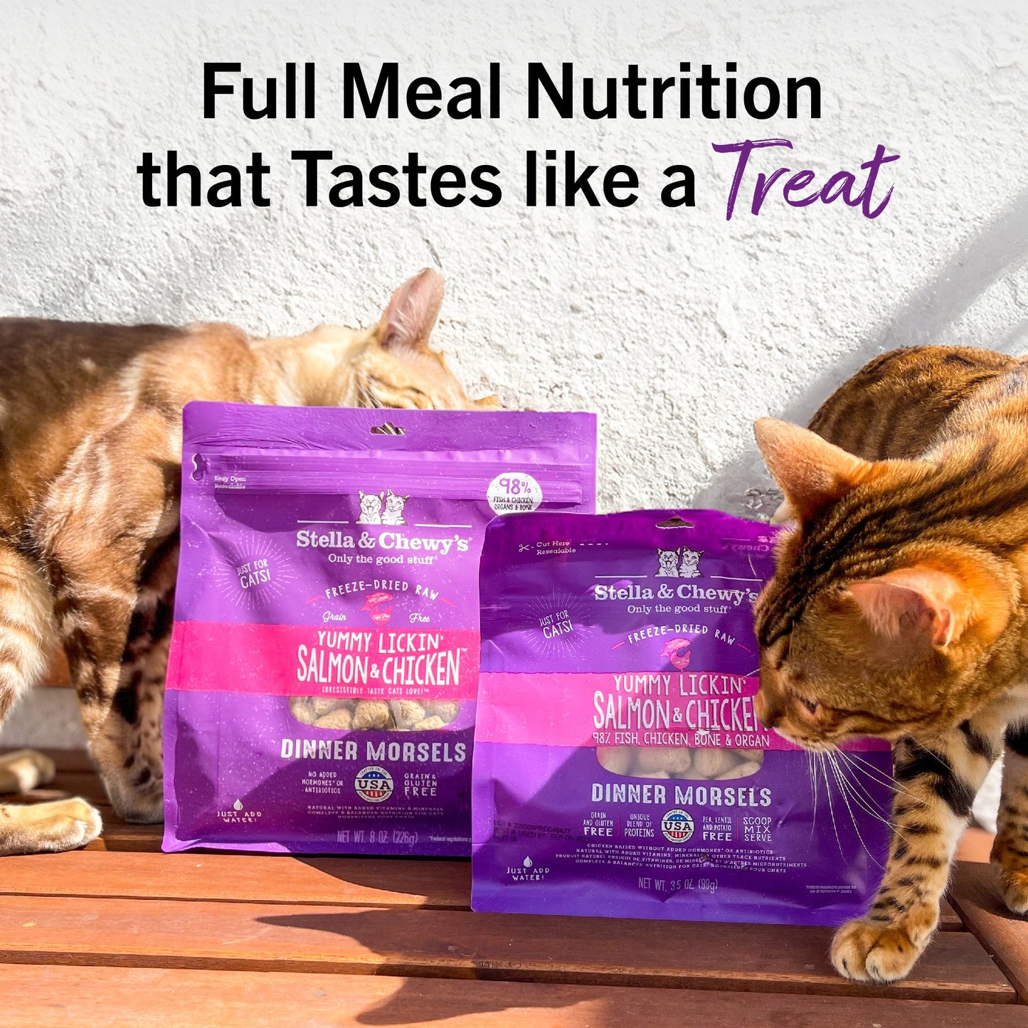 Yummy Lickin’ Salmon & Chicken Freeze-Dried Raw Dinner Morsels