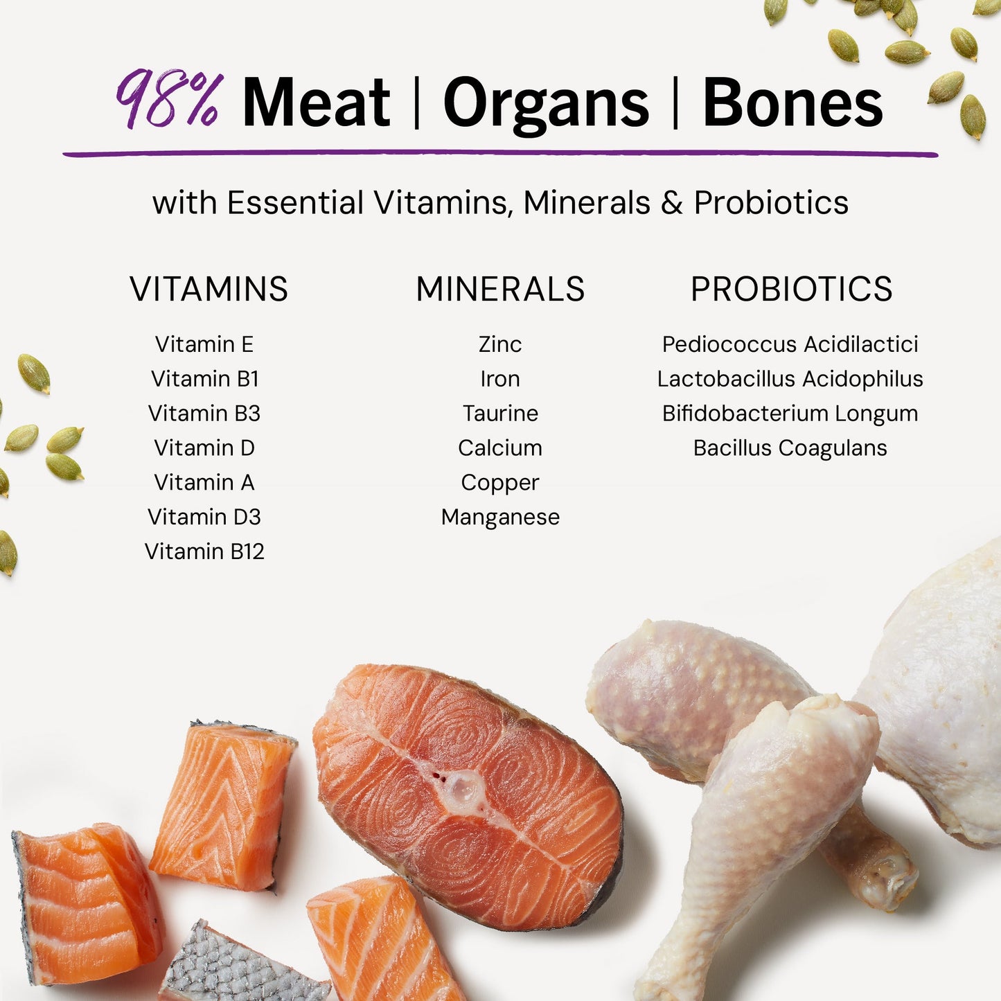 Yummy Lickin’ Salmon & Chicken Freeze-Dried Raw Dinner Morsels