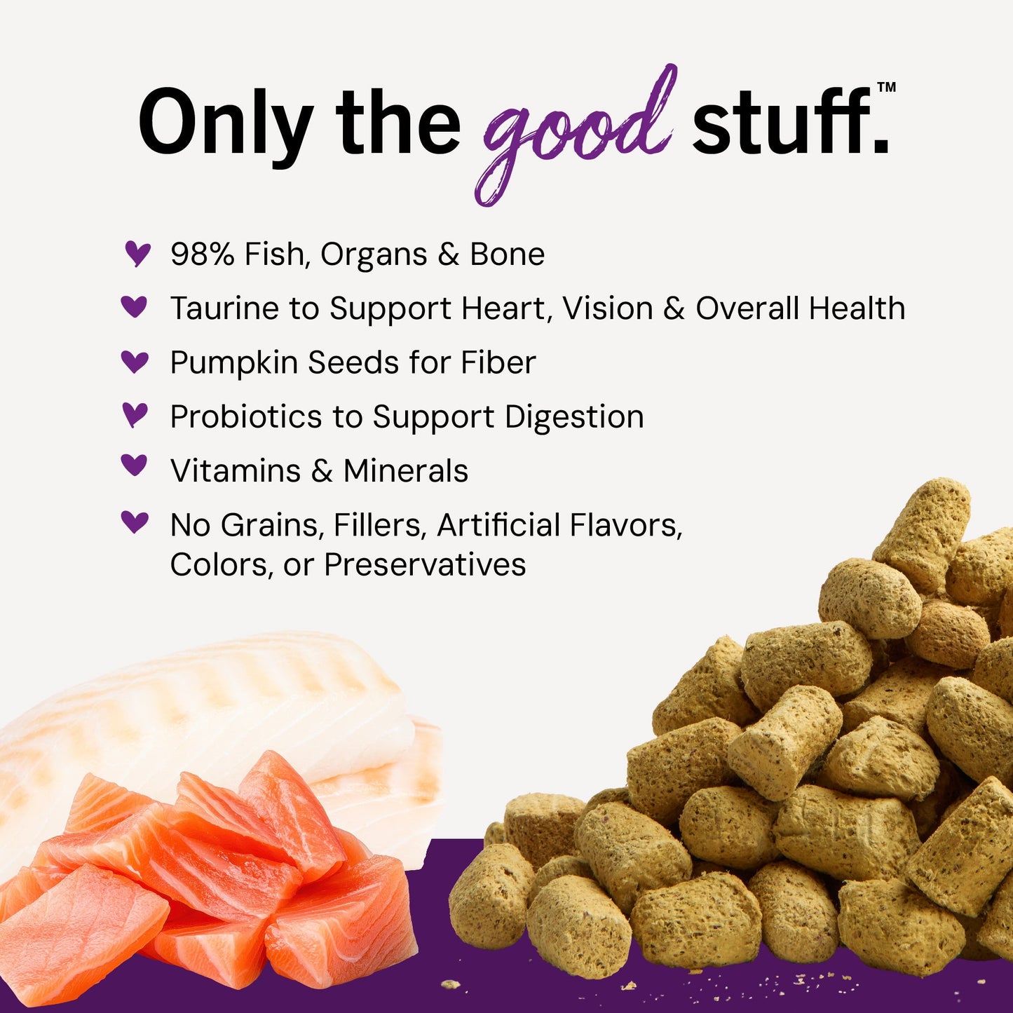 Sea-Licious Salmon & Cod Freeze-Dried Raw Dinner Morsels