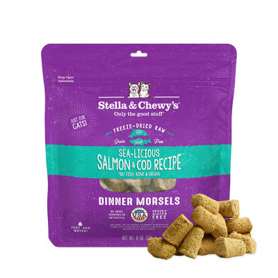 Sea-Licious Salmon & Cod Freeze-Dried Raw Dinner Morsels