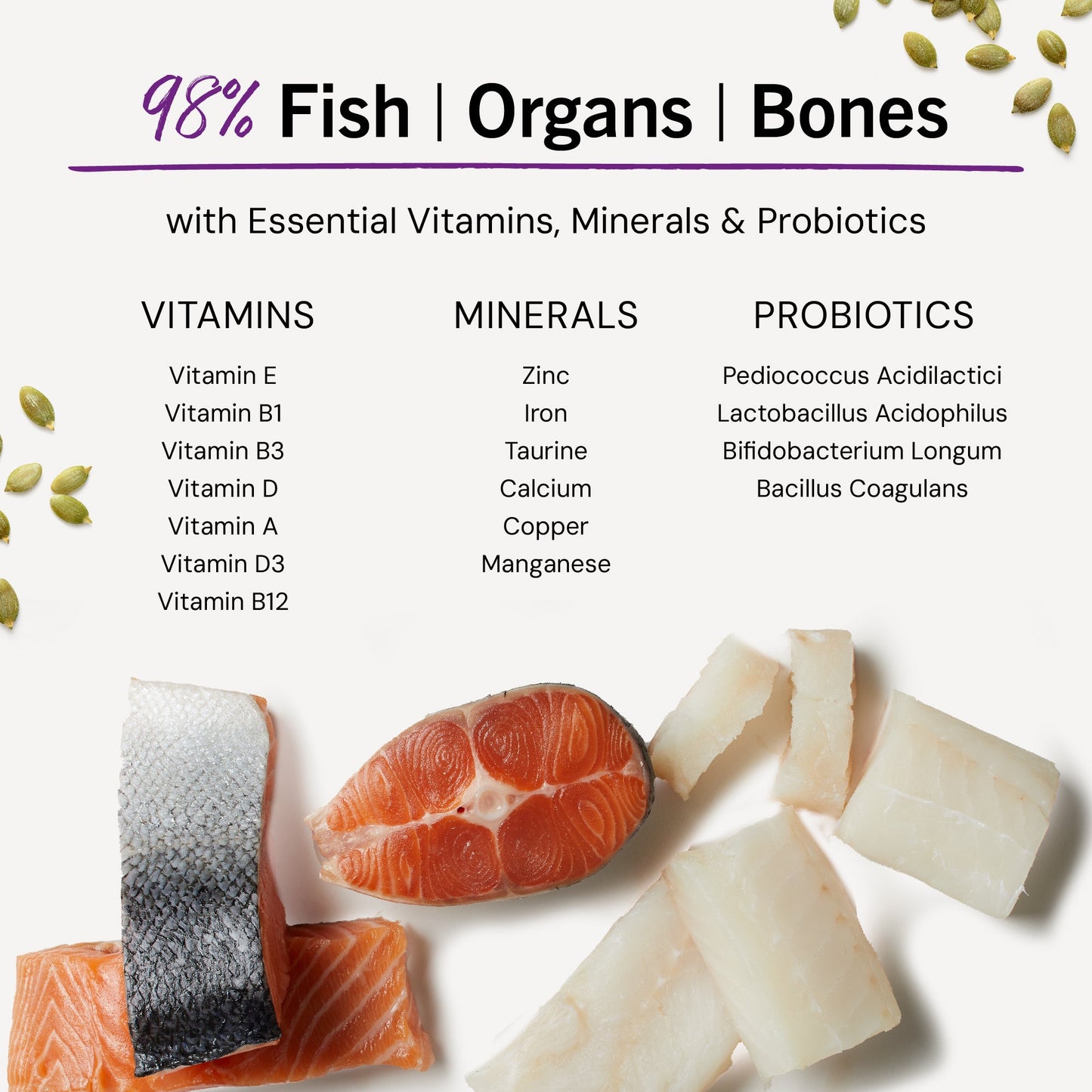 Sea-Licious Salmon & Cod Freeze-Dried Raw Dinner Morsels