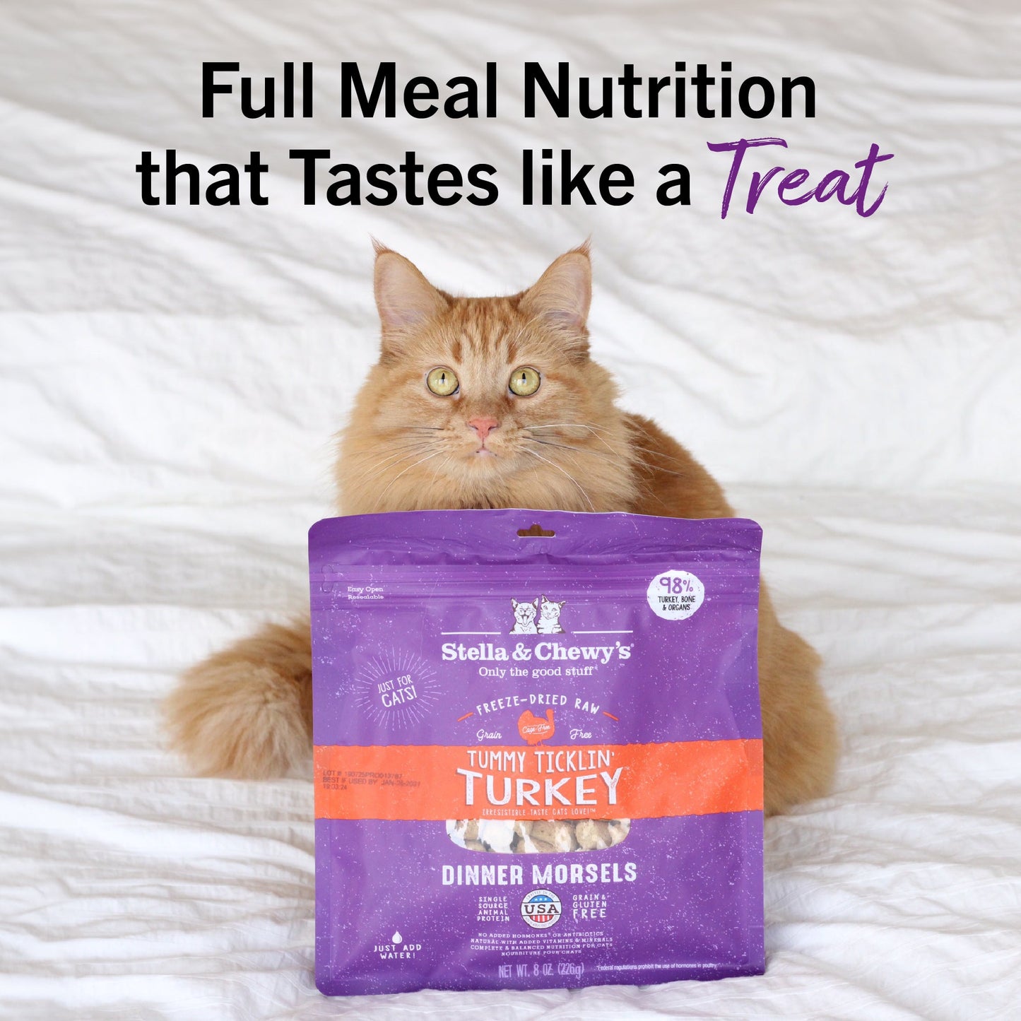 Tummy Ticklin’ Turkey Freeze-Dried Raw Dinner Morsels