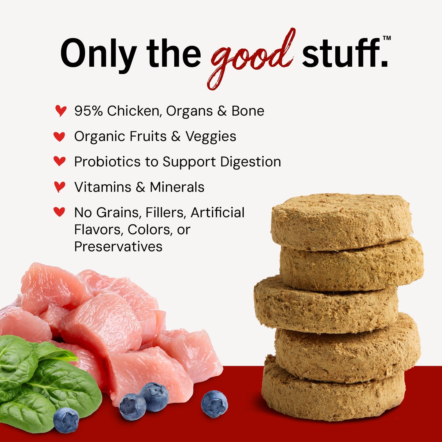 Chewy’s Chicken Freeze-Dried Raw Dinner Patties