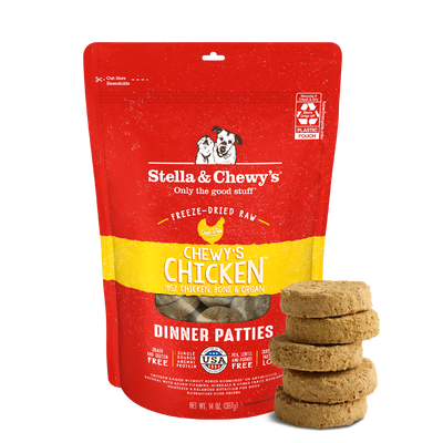 Chewy’s Chicken Freeze-Dried Raw Dinner Patties