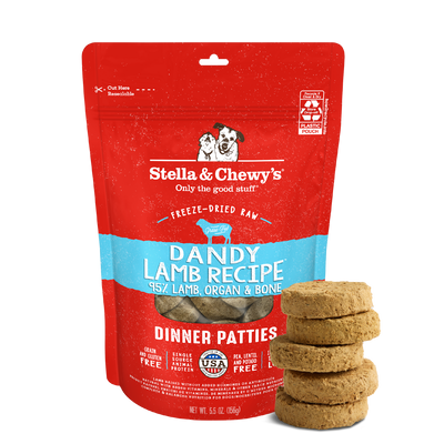 Dandy Lamb Freeze-Dried Raw Dinner Patties