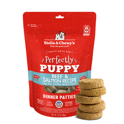Beef & Salmon Puppy Patties