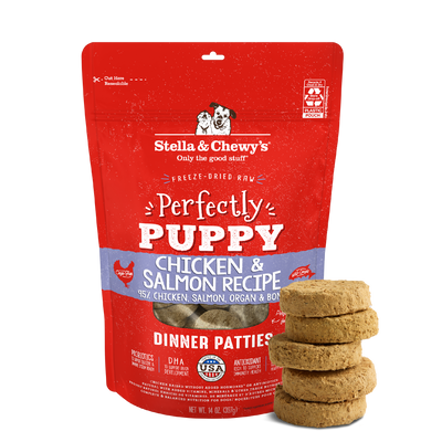 Chicken & Salmon Puppy Patties