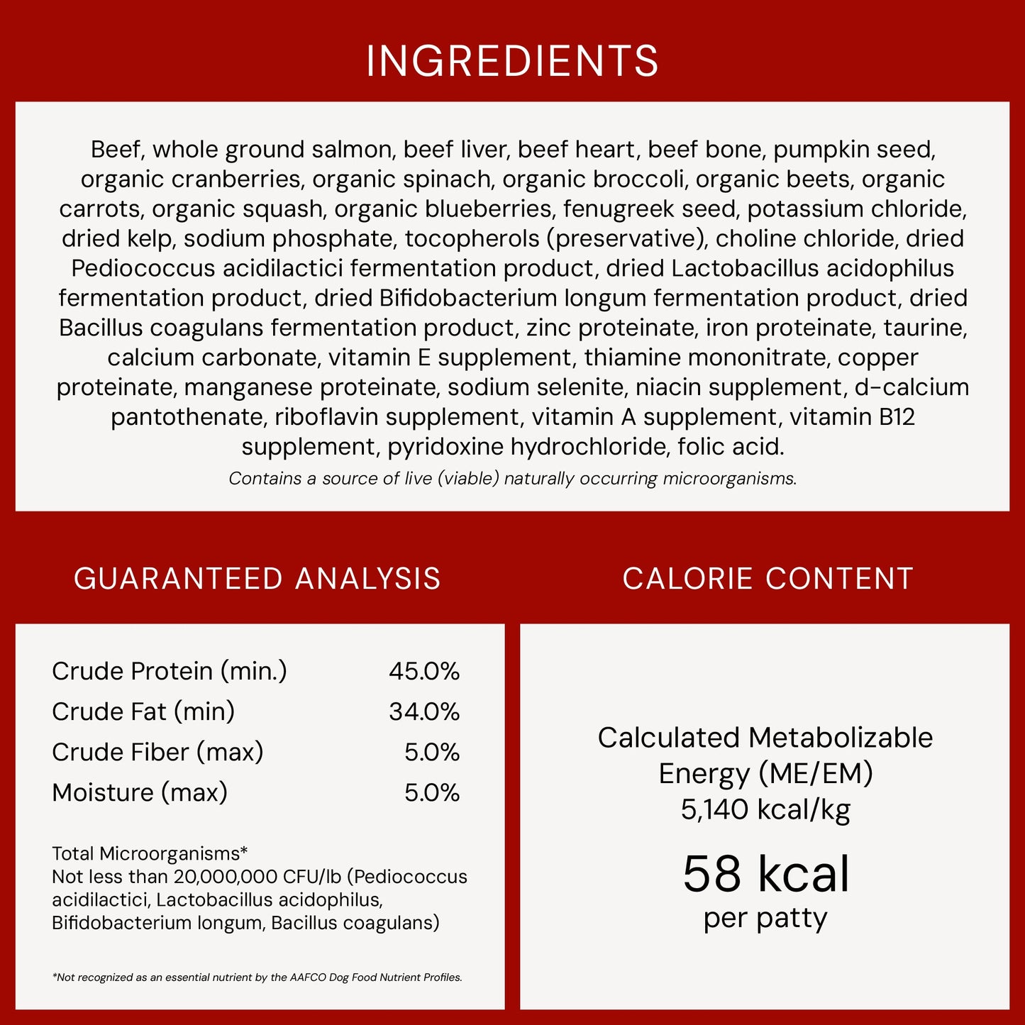 Surf ‘N Turf Freeze-Dried Raw Dinner Patties