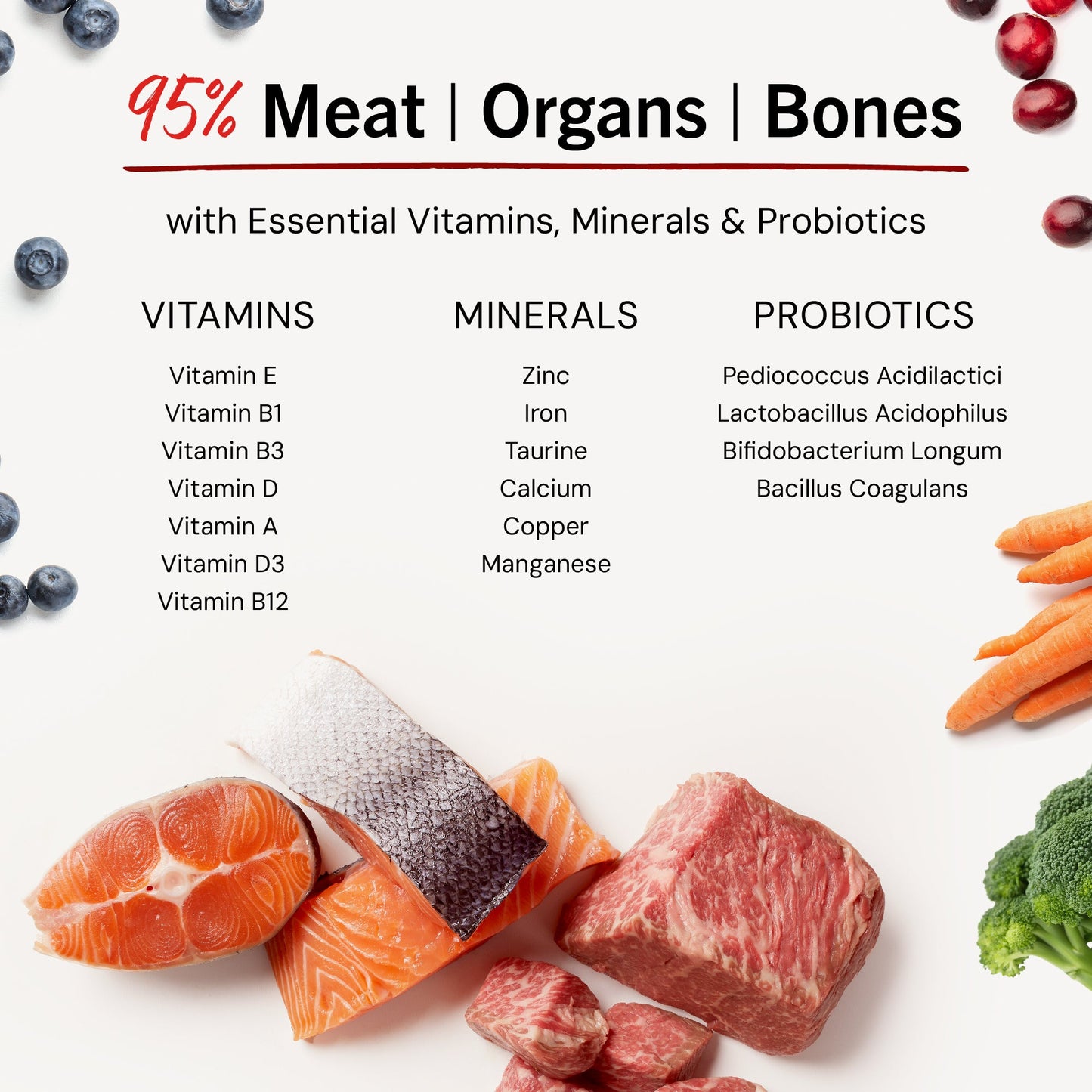 Surf ‘N Turf Freeze-Dried Raw Dinner Patties