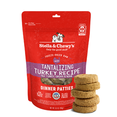Tantalizing Turkey Freeze-Dried Raw Dinner Patties