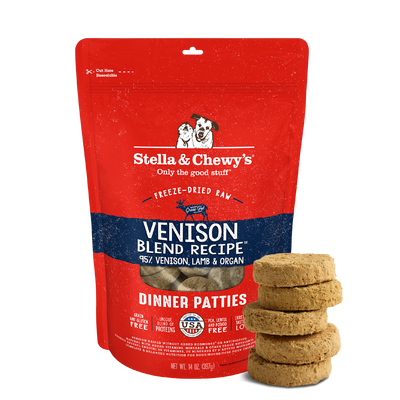 Venison Blend Freeze-Dried Raw Dinner Patties