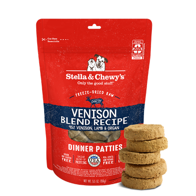 Venison Blend Freeze-Dried Raw Dinner Patties