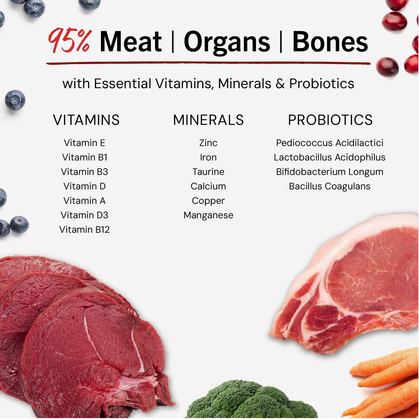 Venison Blend Freeze-Dried Raw Dinner Patties