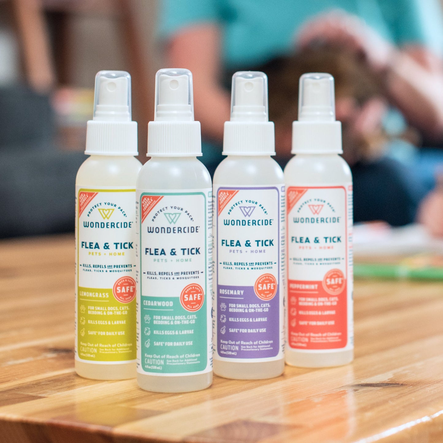 Wondercide Rosemary Flea & Tick Spray for Pets + Home with Natural Essential Oils